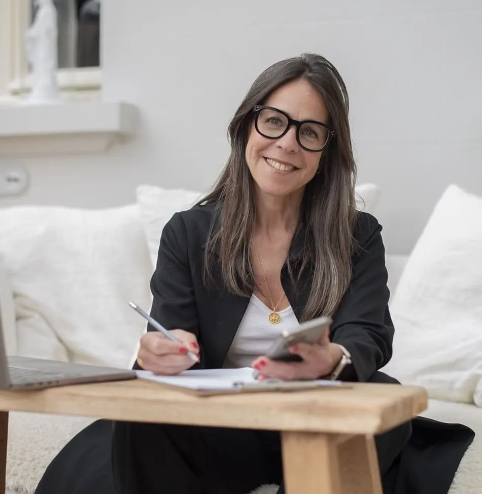 Hélène Dallais lors d’une séance de travail